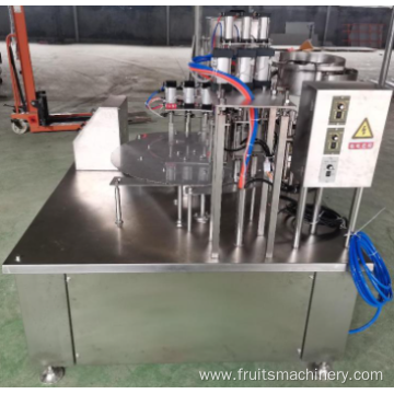 Yogurt Plastic Cup Filling Sealing Machine